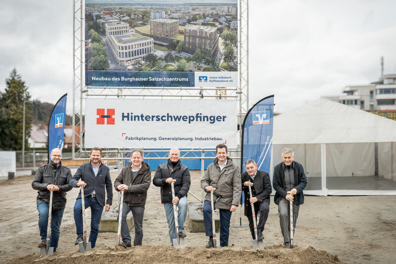 Spatenstich Salzachzentrum