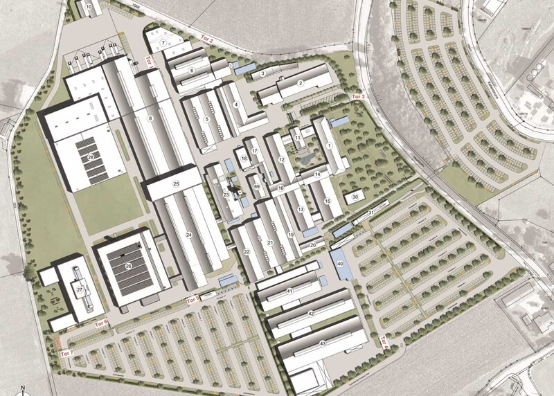 Rosenberger Standortübersicht Fridolfing