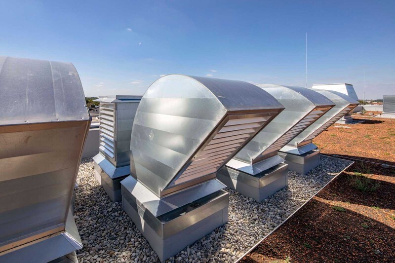 Schleifring Unternehmenszentrale Lüftung