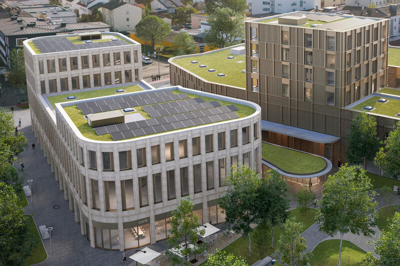 Visualisierung Salzachzentrum Detail