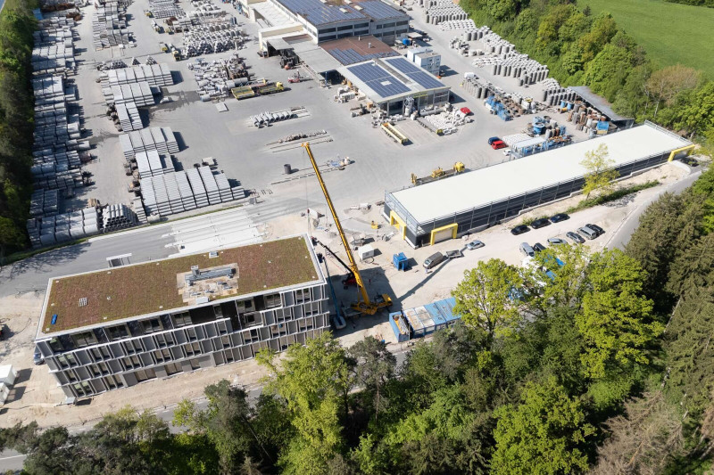 Haba-Beton Garching Standort im Bau