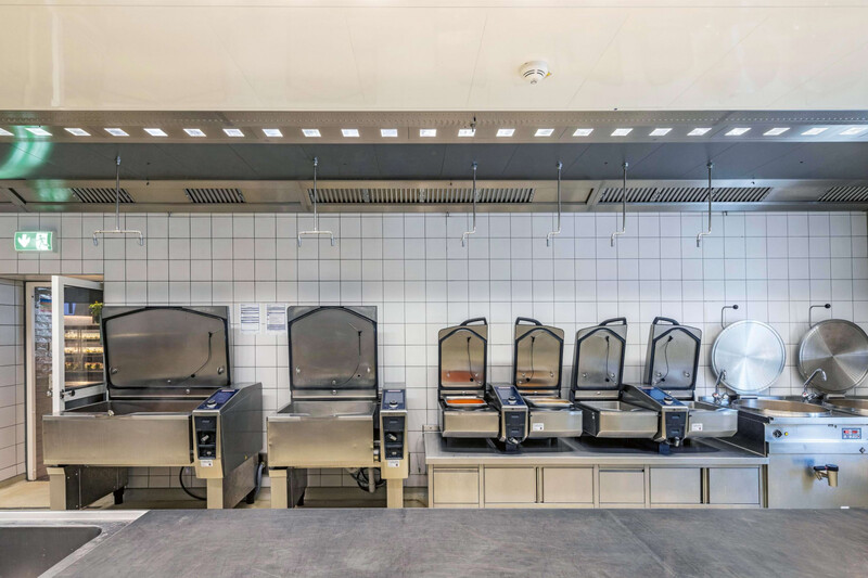 Moderne Großküche bei Rosenberger