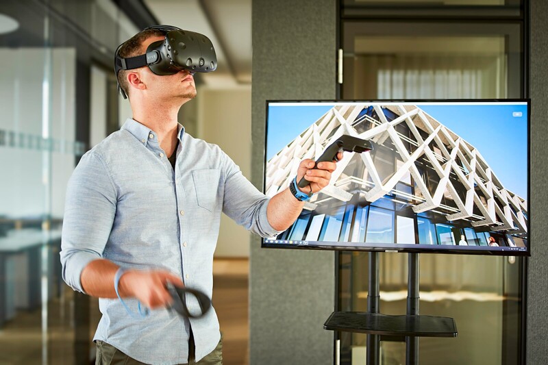 Architektur digital 3D VR Brille