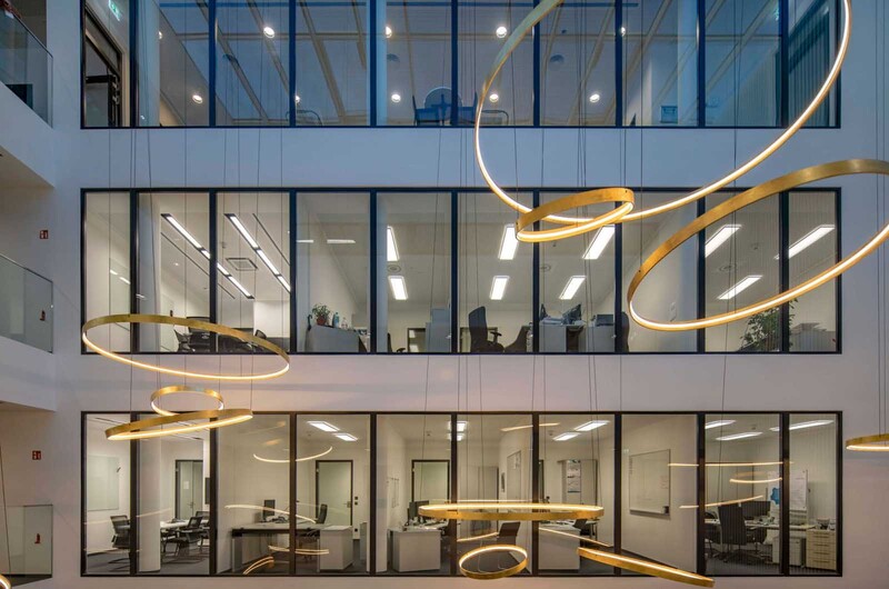 Schleifring Unternehmenszentrale Atrium