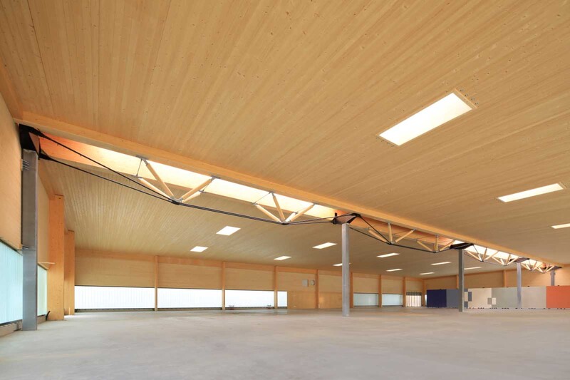 Flexibles Gebäudekonzept mit einem KIELSTEG Dach