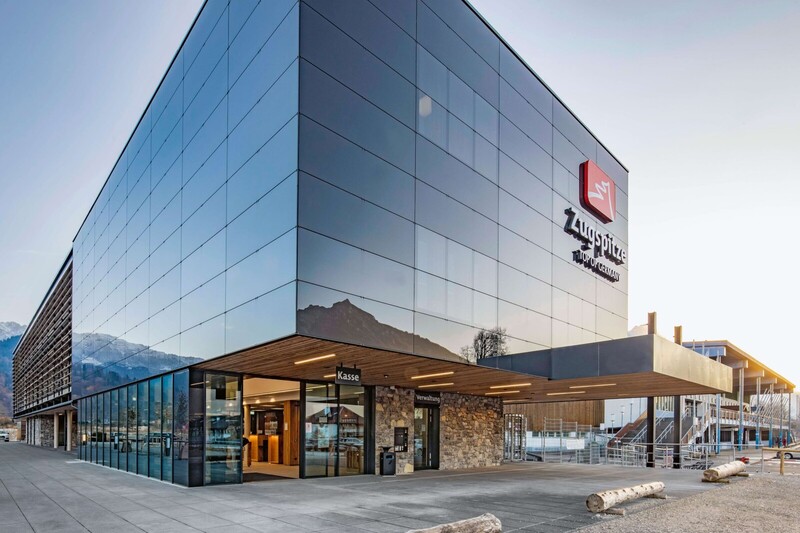 Bayerische Zugspitzbahn neuer Talbahnhof