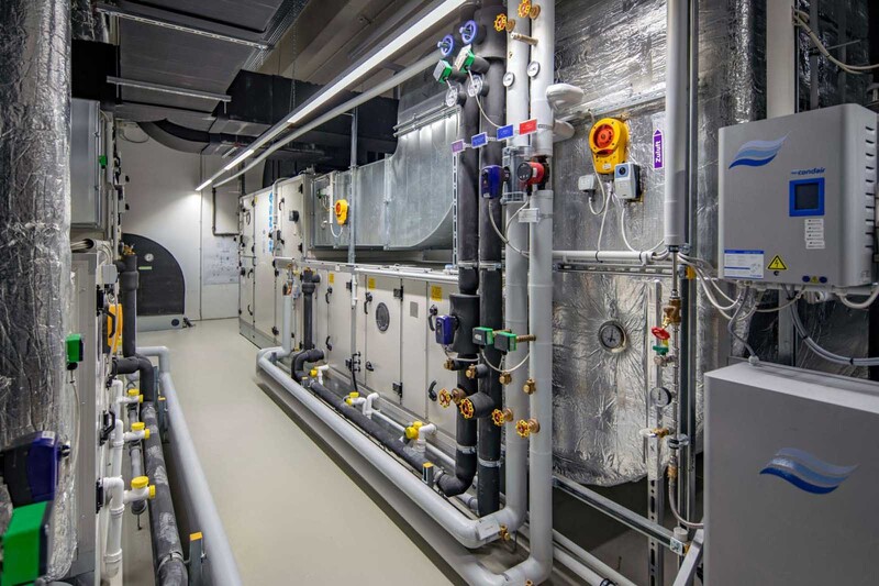 Schleifring Unternehmenszentrale Lüftung