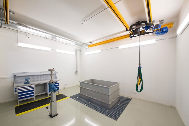 Reinraum der Samson AG in Burgkirchen