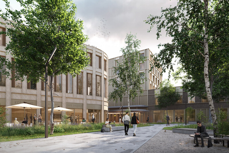 Salzachzentrum offene Passage