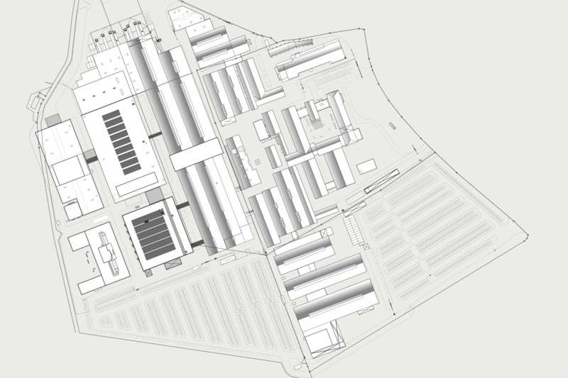Standortskizze Masterplan Rosenberger