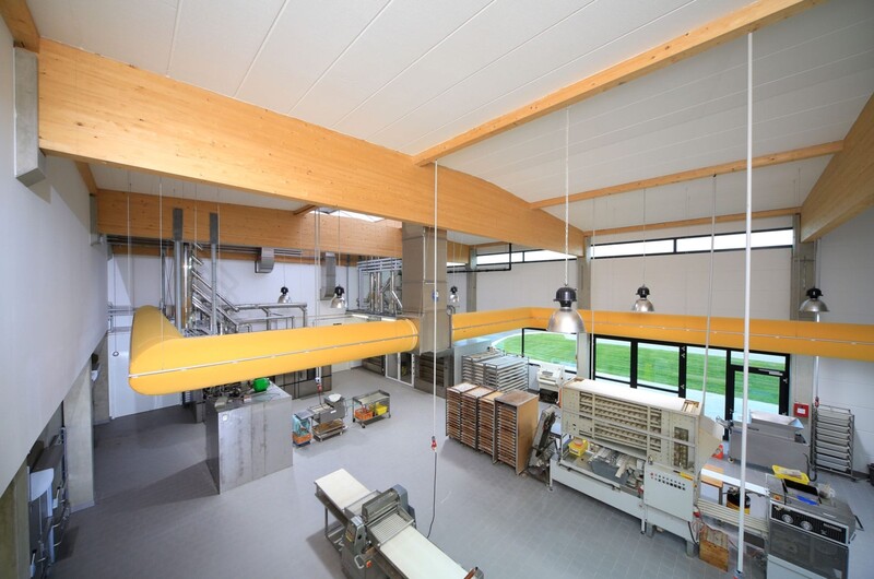 Effizienter handwerklicher Fertigungsbetrieb mit einem an die Produktionsabläufe angepasstem Grundriss