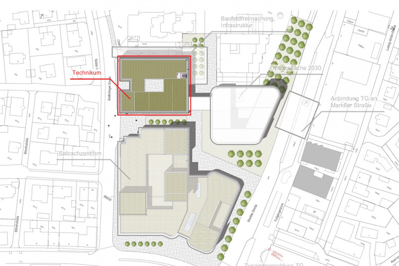 Technikum Burghausen Übersichtsplan
