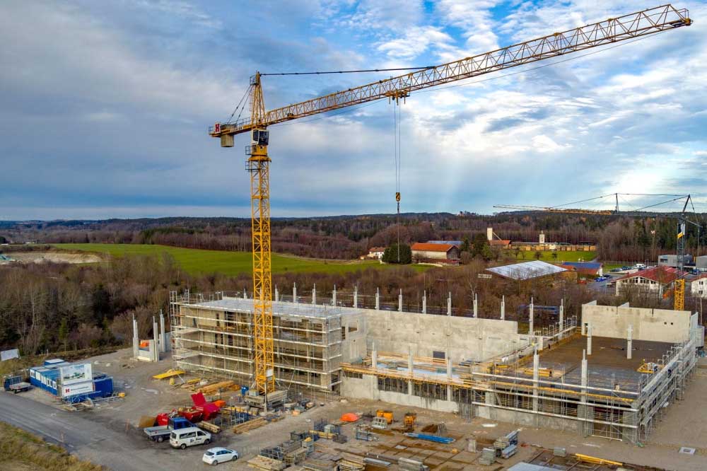 Baufortschritt Wolfram Industrie Traunstein