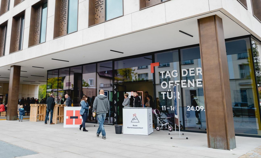 Tag der offenen Tür Eingang