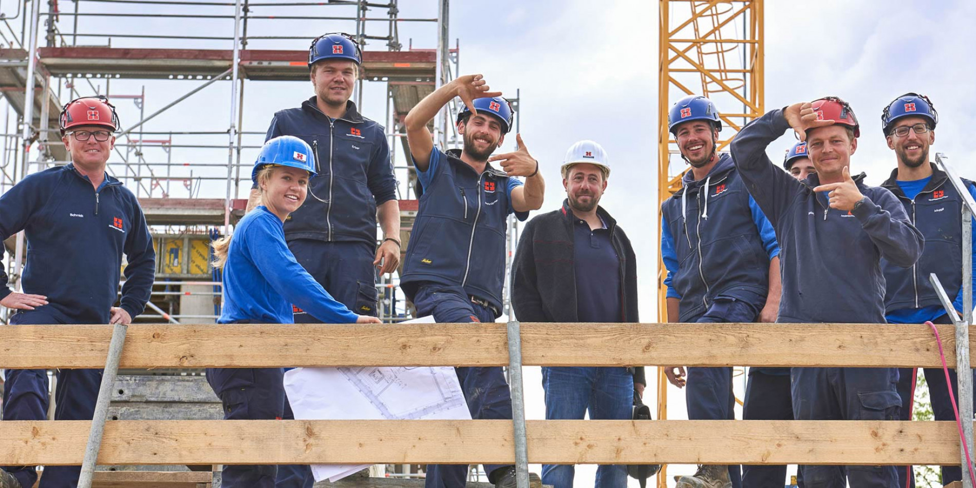 Hinterschwepfinger Mitarbeiter Bau