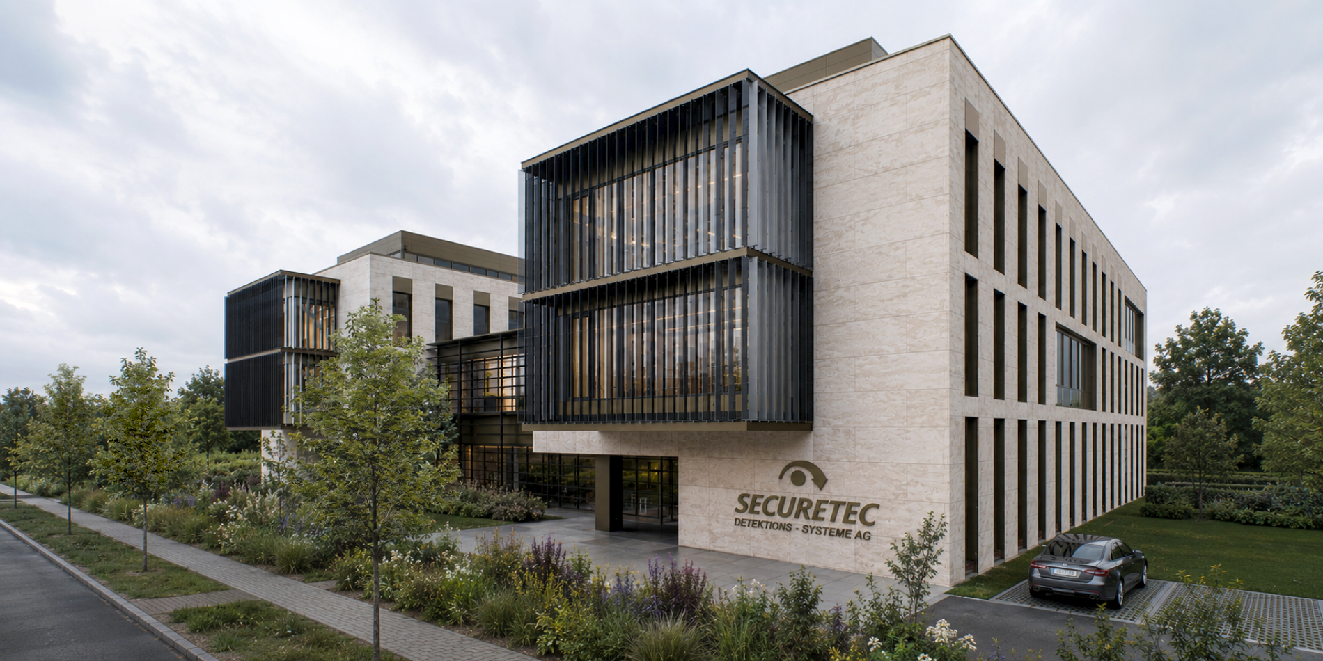 Visualisierung Securetec Neubau Neubiberg