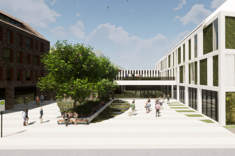 Visualisierung des geplanten LongLeif-Campus in Garmisch-Partenkirchen