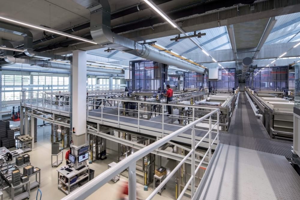 TGA für Produktionsgebäude