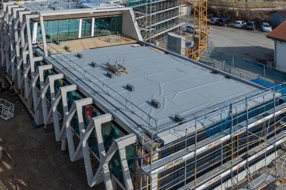 Bauausführung für Bürogebäude