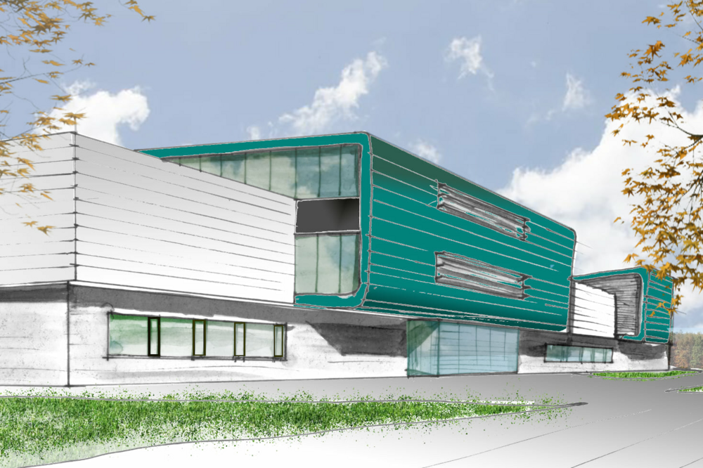 Wolfram Neubau Skizze